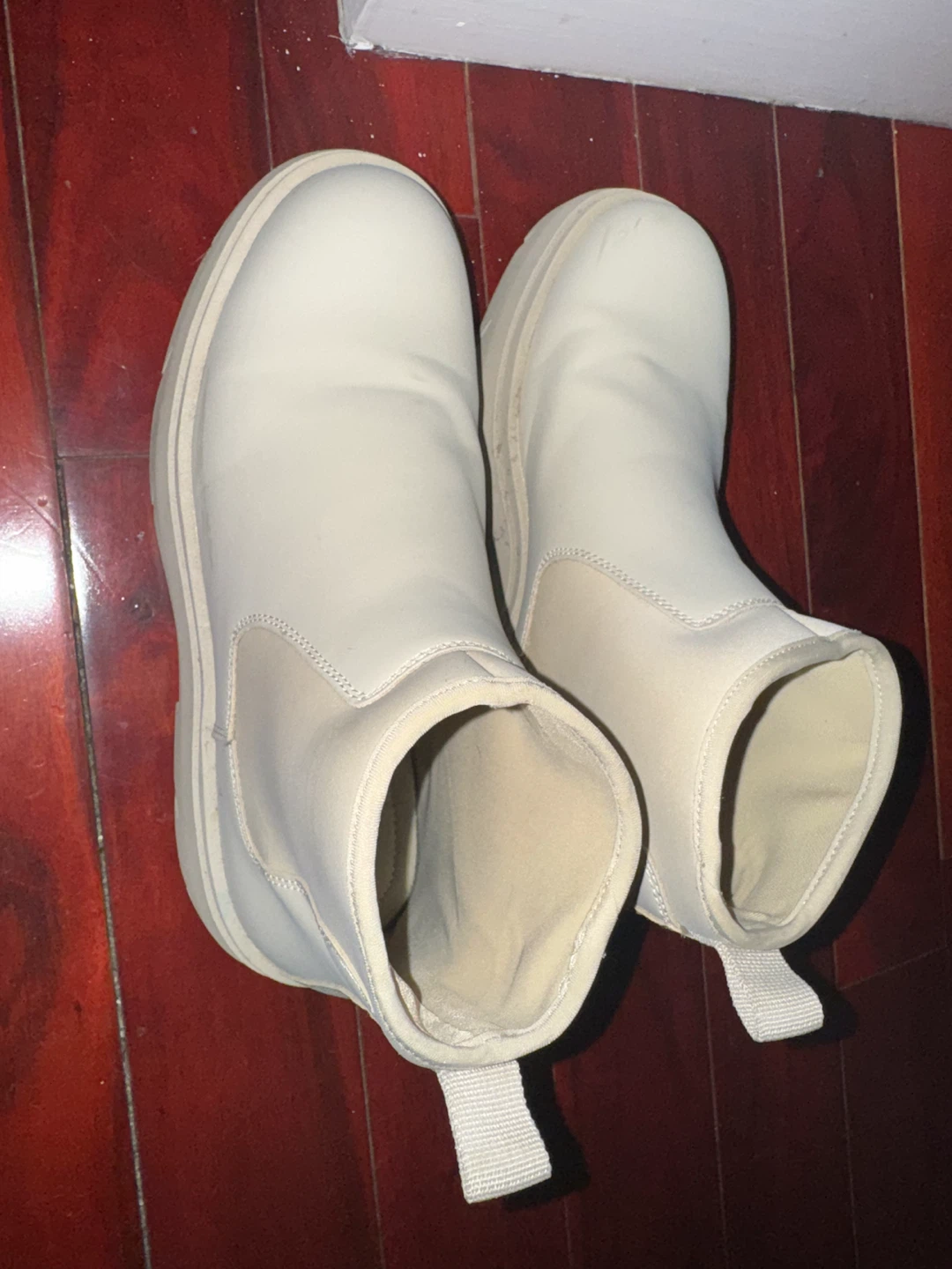 Zara Off-White Ankle Boots - photo 2