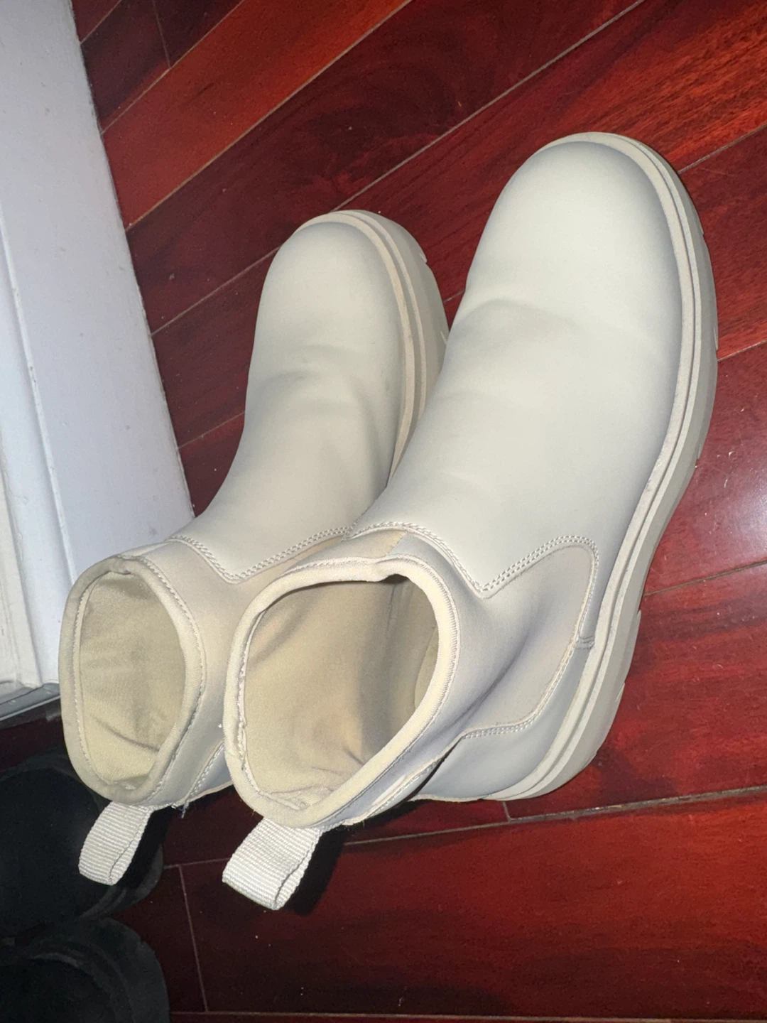 Zara Off-White Ankle Boots - photo 4