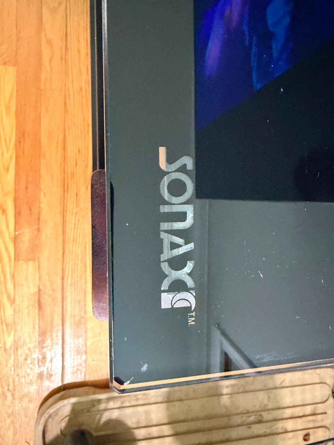 Sonax TV stand with tempered glass top - photo 4
