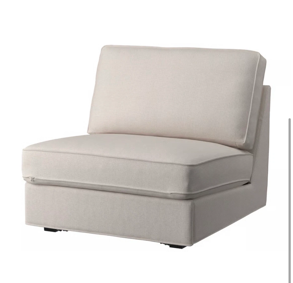 IKEA KIVIK 1-Seat Sofa-Bed (Light Beige) - photo 5