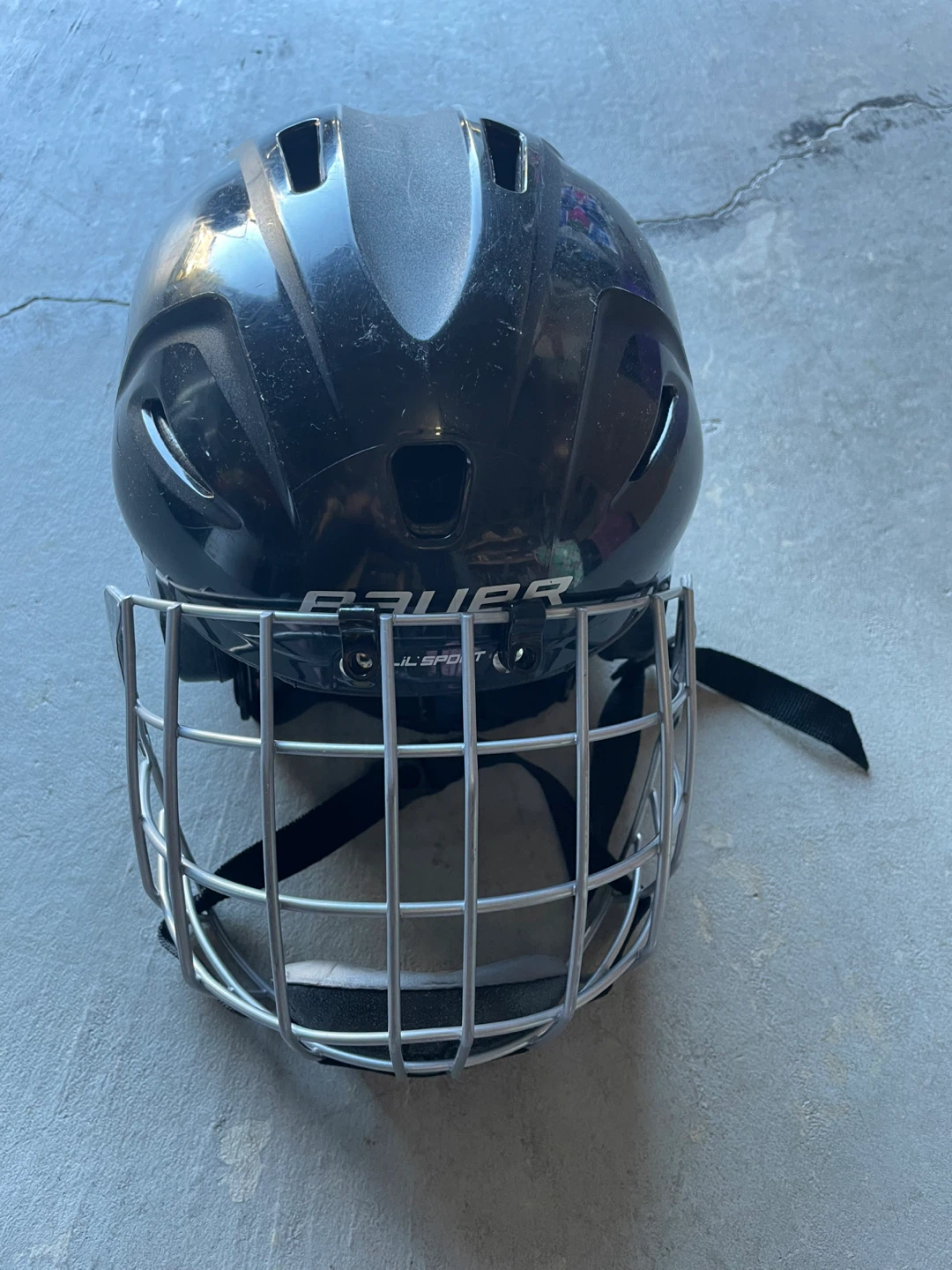 Bauer Lil' Sport Hockey Helmet with Cage