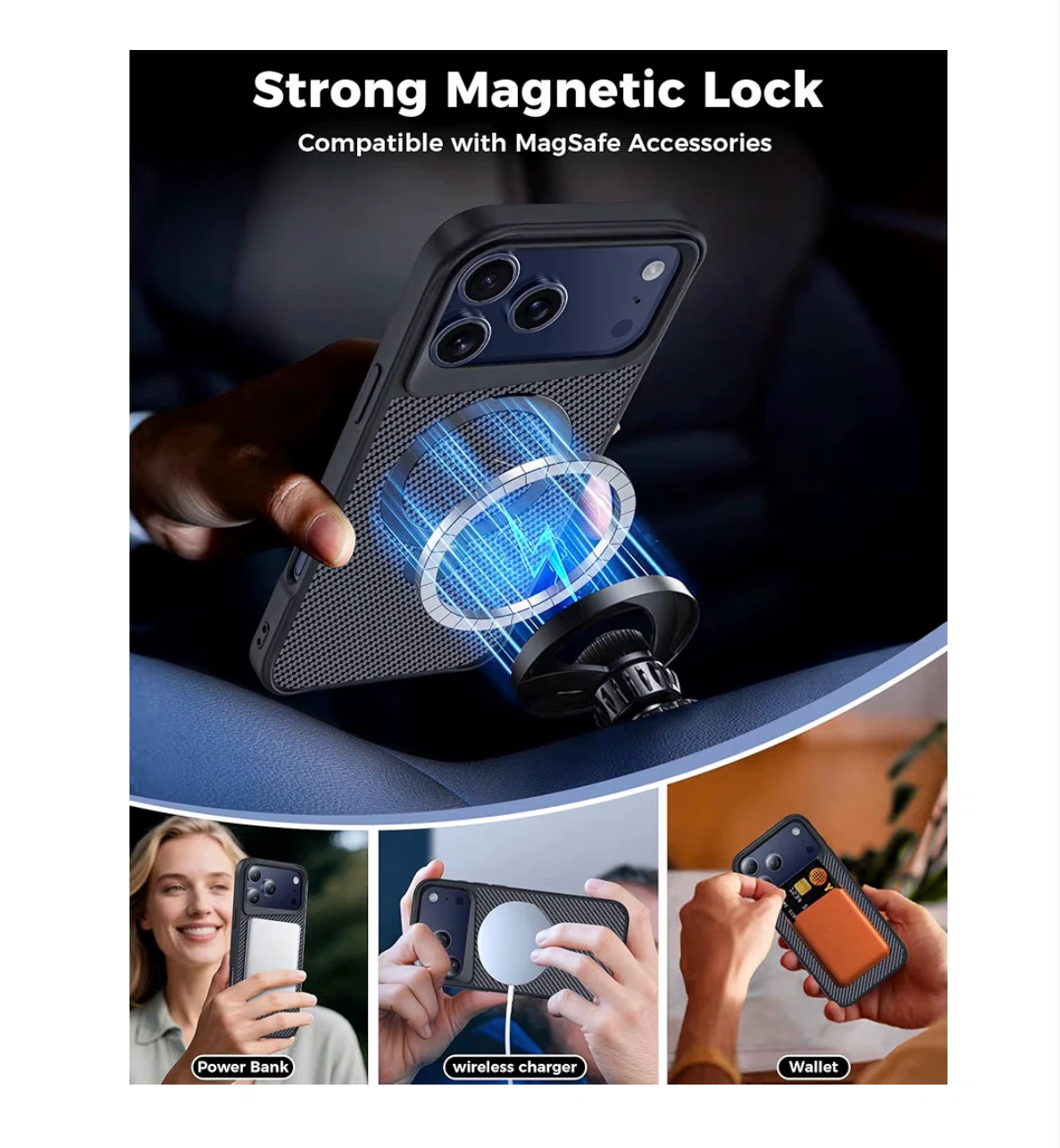 Carbon Fiber Case for iPhone 18 Pro Max - photo 2