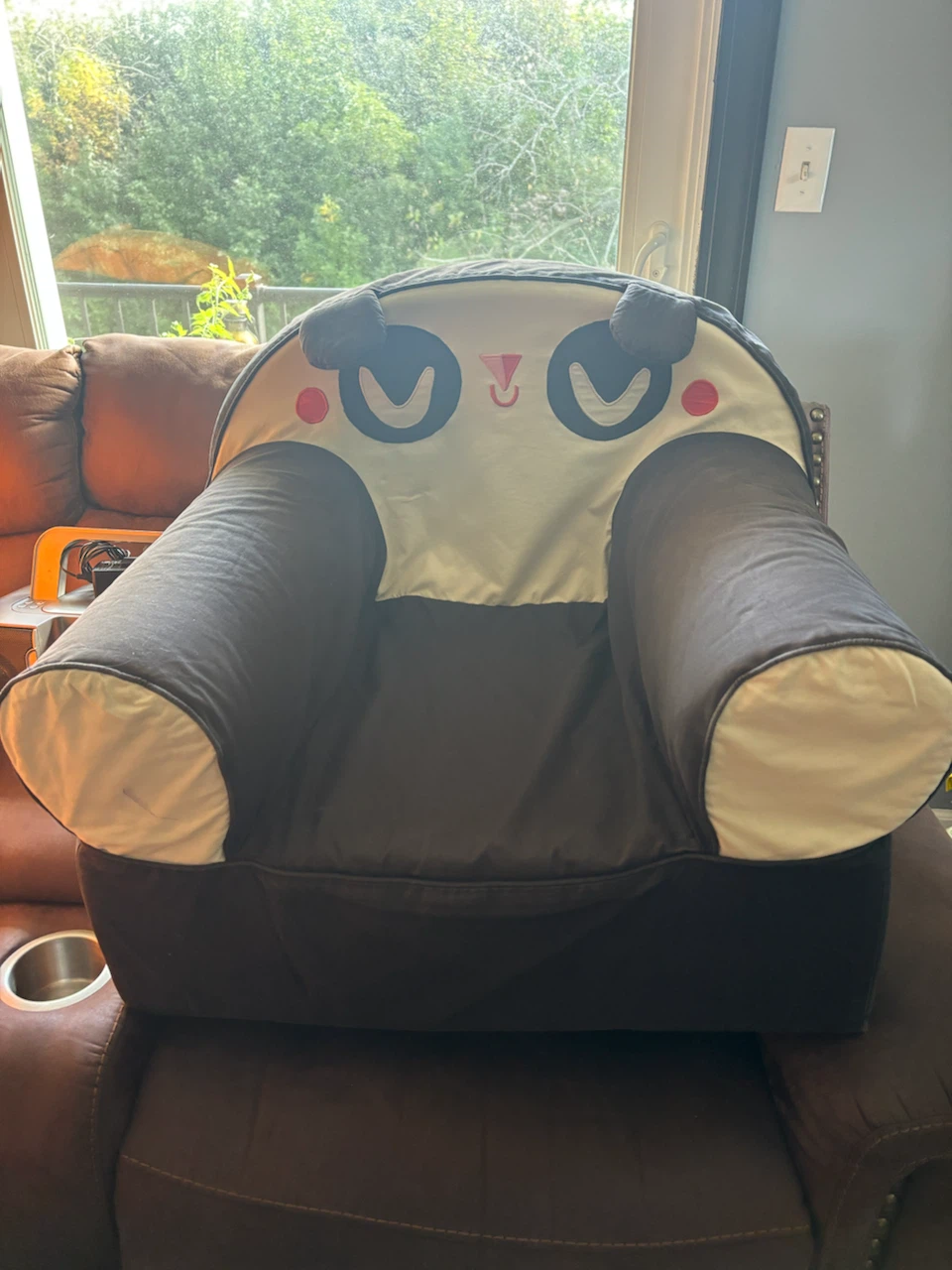 Kids Reversible Animal Character Foam Chair - photo 2