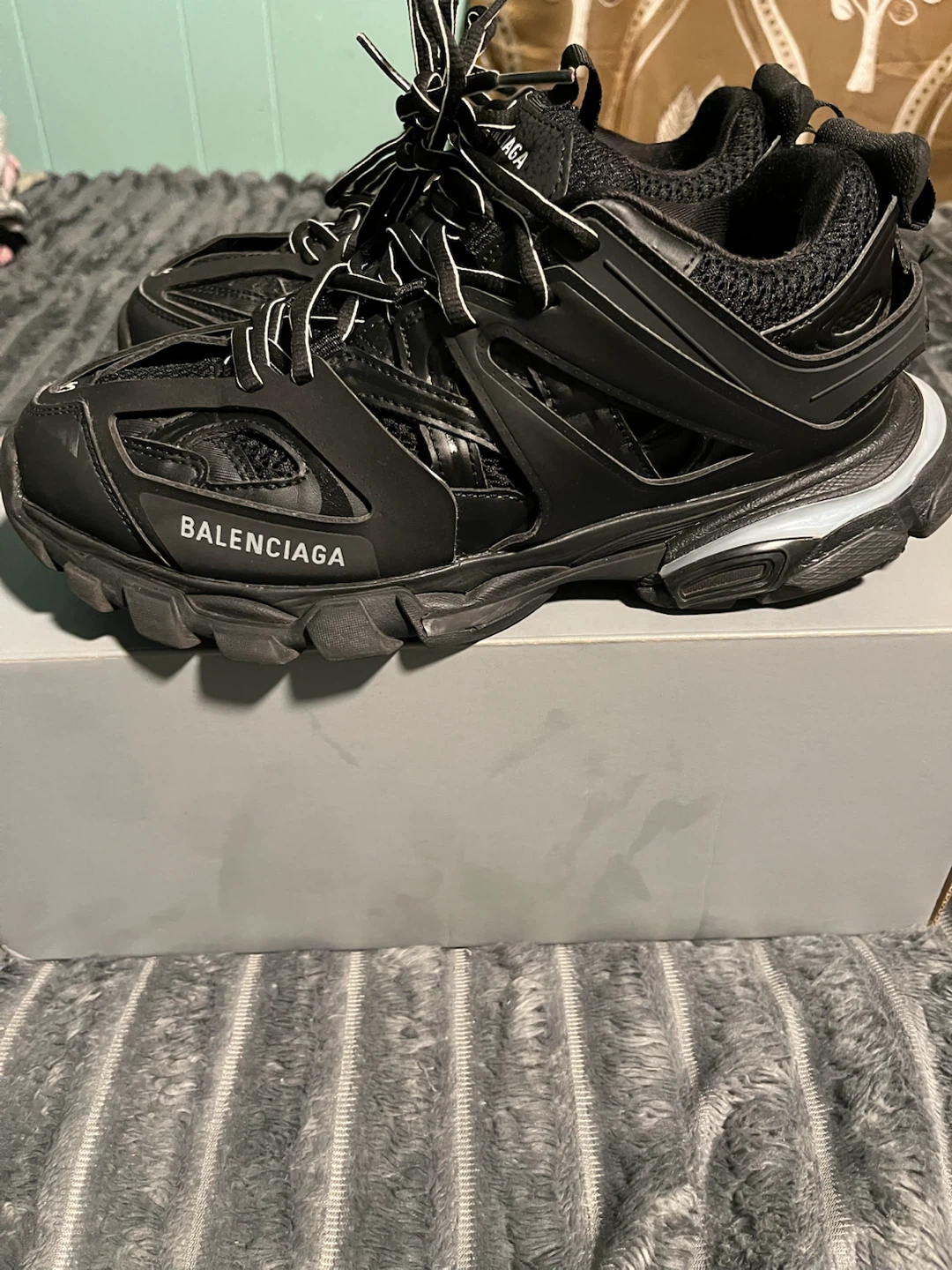 Balenciaga Track LED Sneaker - Black - Size 42 - photo 2
