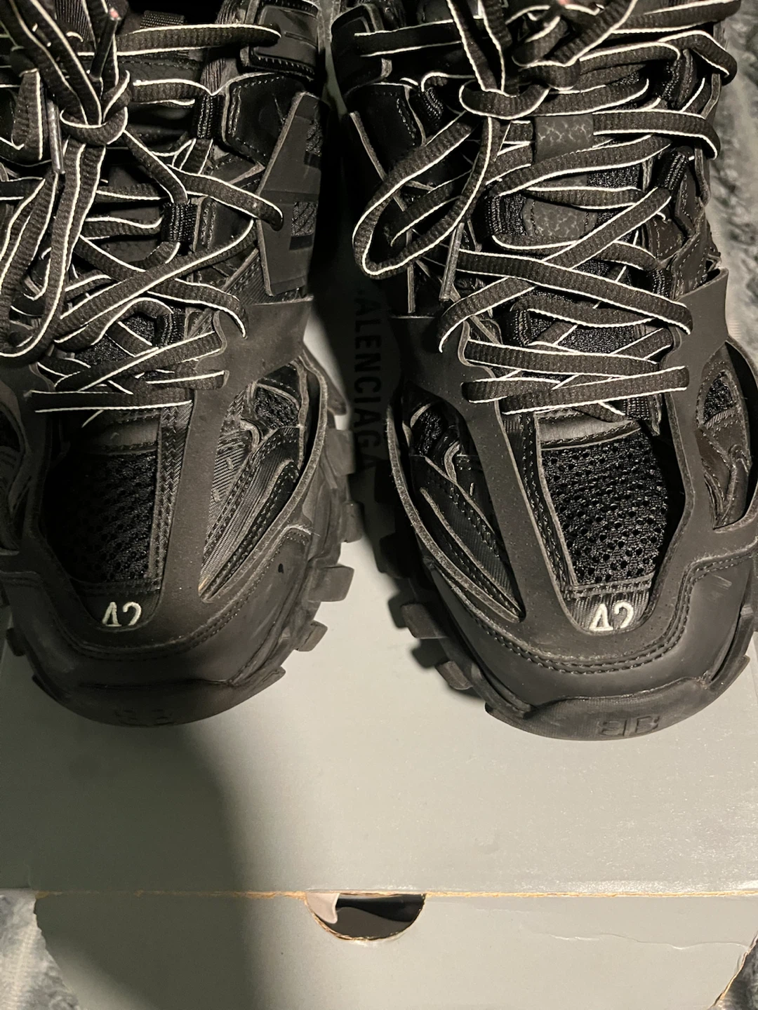 Balenciaga Track LED Sneaker - Black - Size 42 - photo 3
