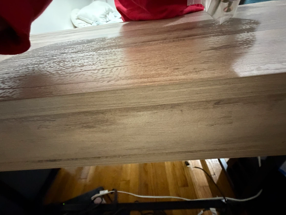 Industrial Style Wood Writing Desk - photo 3