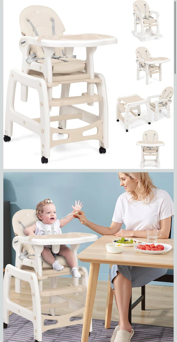 Infans 5-in-1 Convertible Baby High Chair