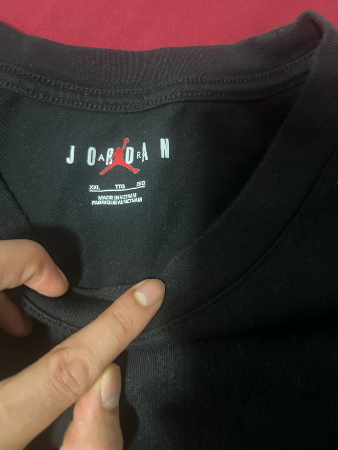 Jordan Black T-Shirt XXL - photo 2