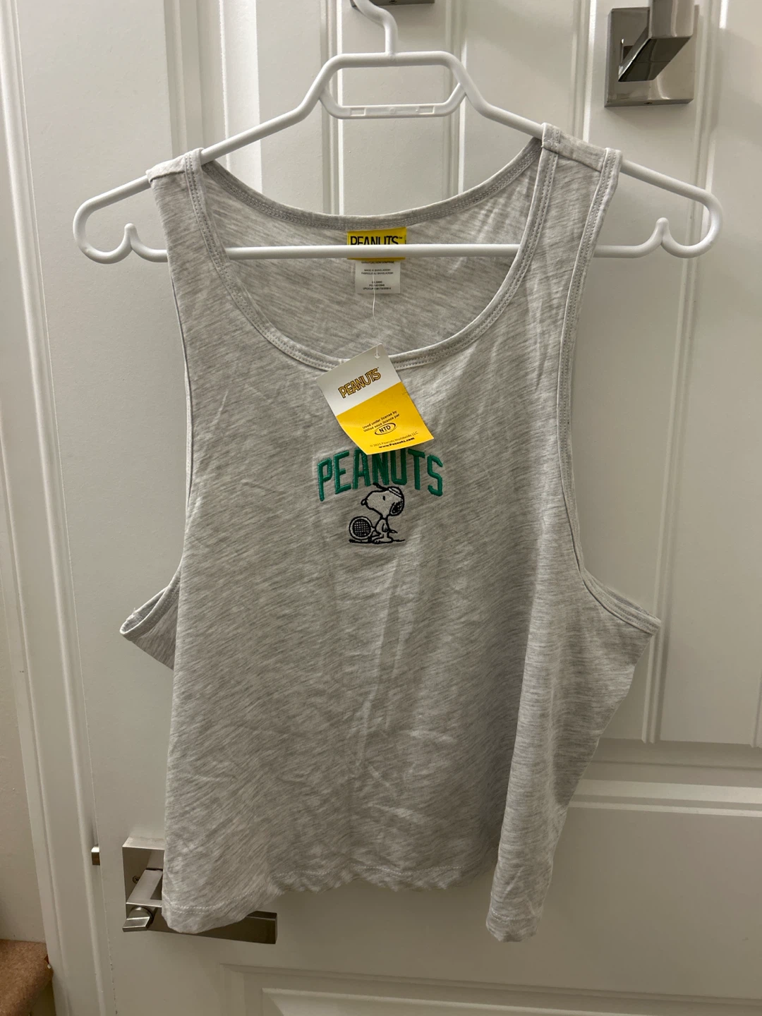 Peanuts Snoopy Tank Top Grey XL