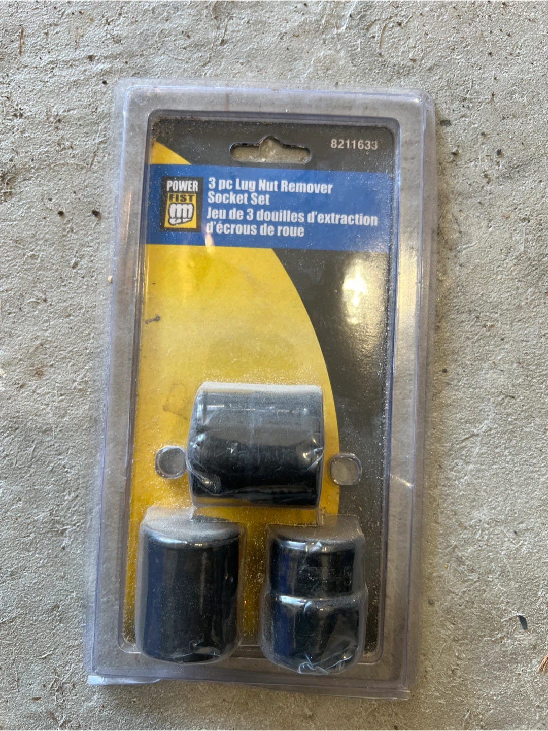 Power Fist 3-Piece Lug Nut Remover Socket Set