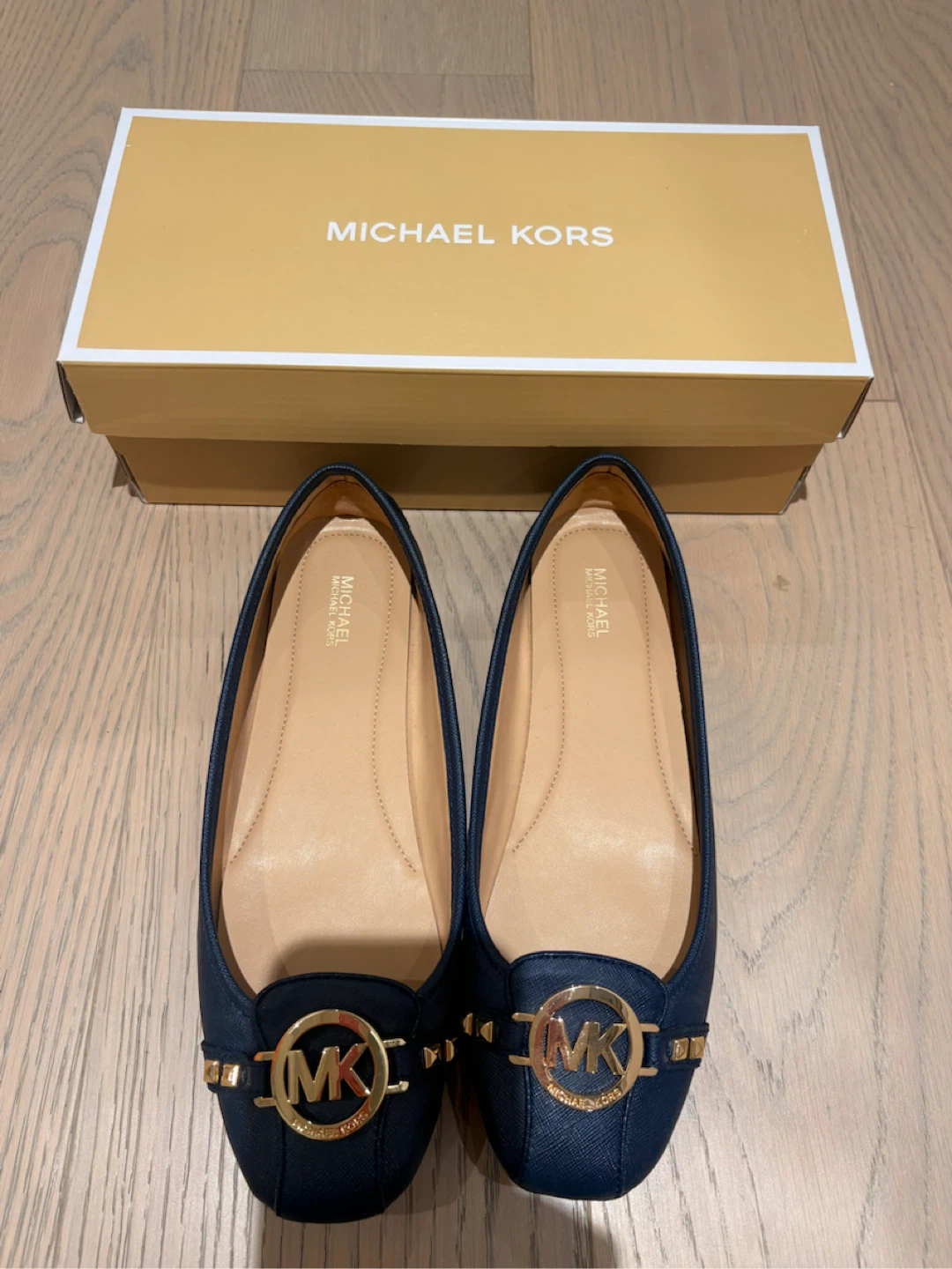 Michael Kors Navy Flats