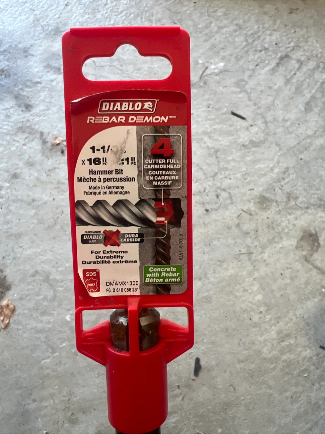 Diablo Rebar Demon Hammer Bit 1-1/8 inch - photo 2