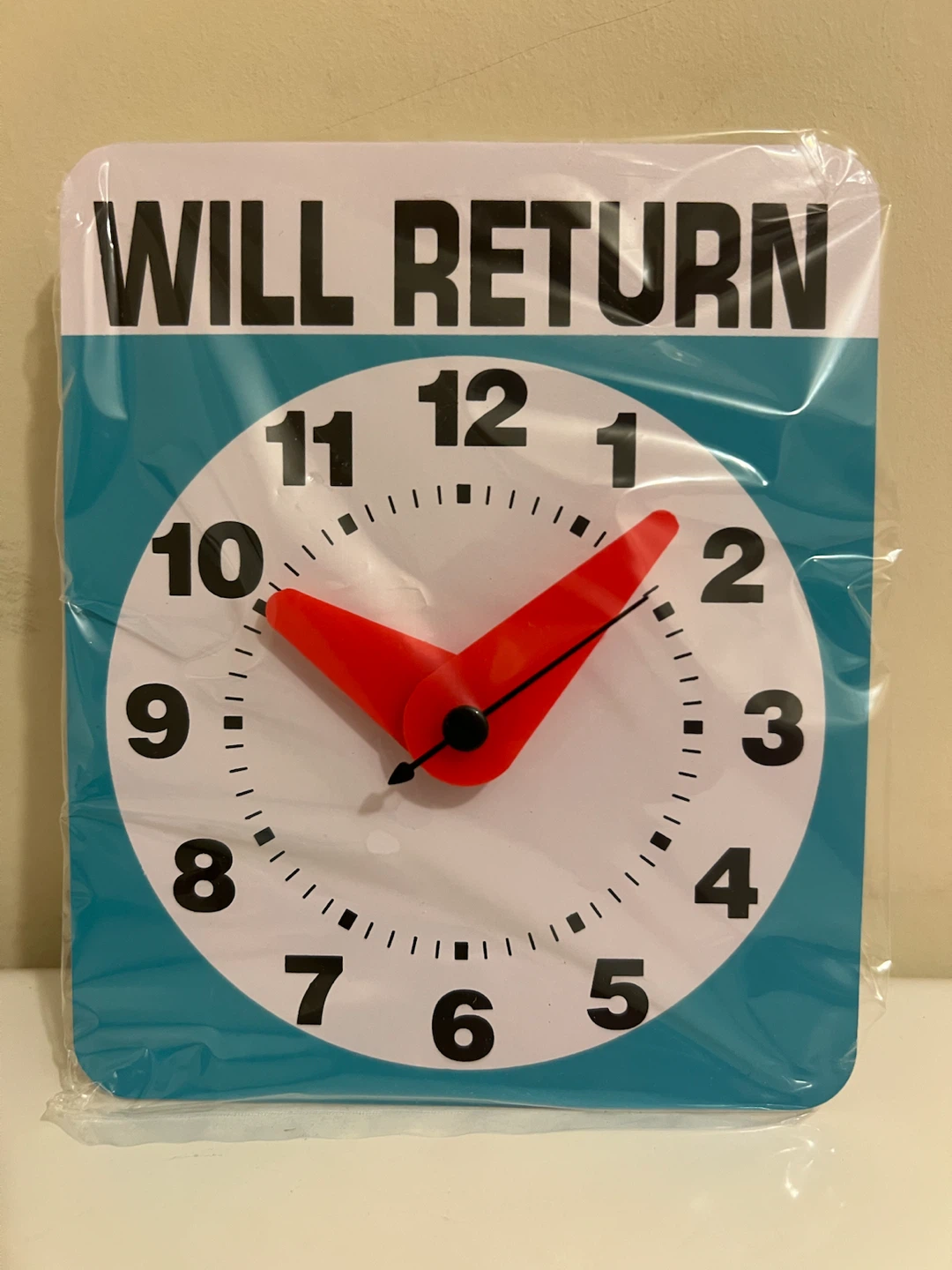 Kikkerland Will Return Wall Clock