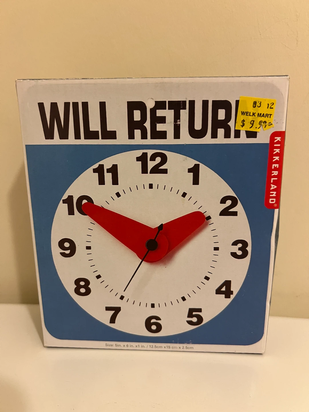 Kikkerland Will Return Wall Clock - photo 2