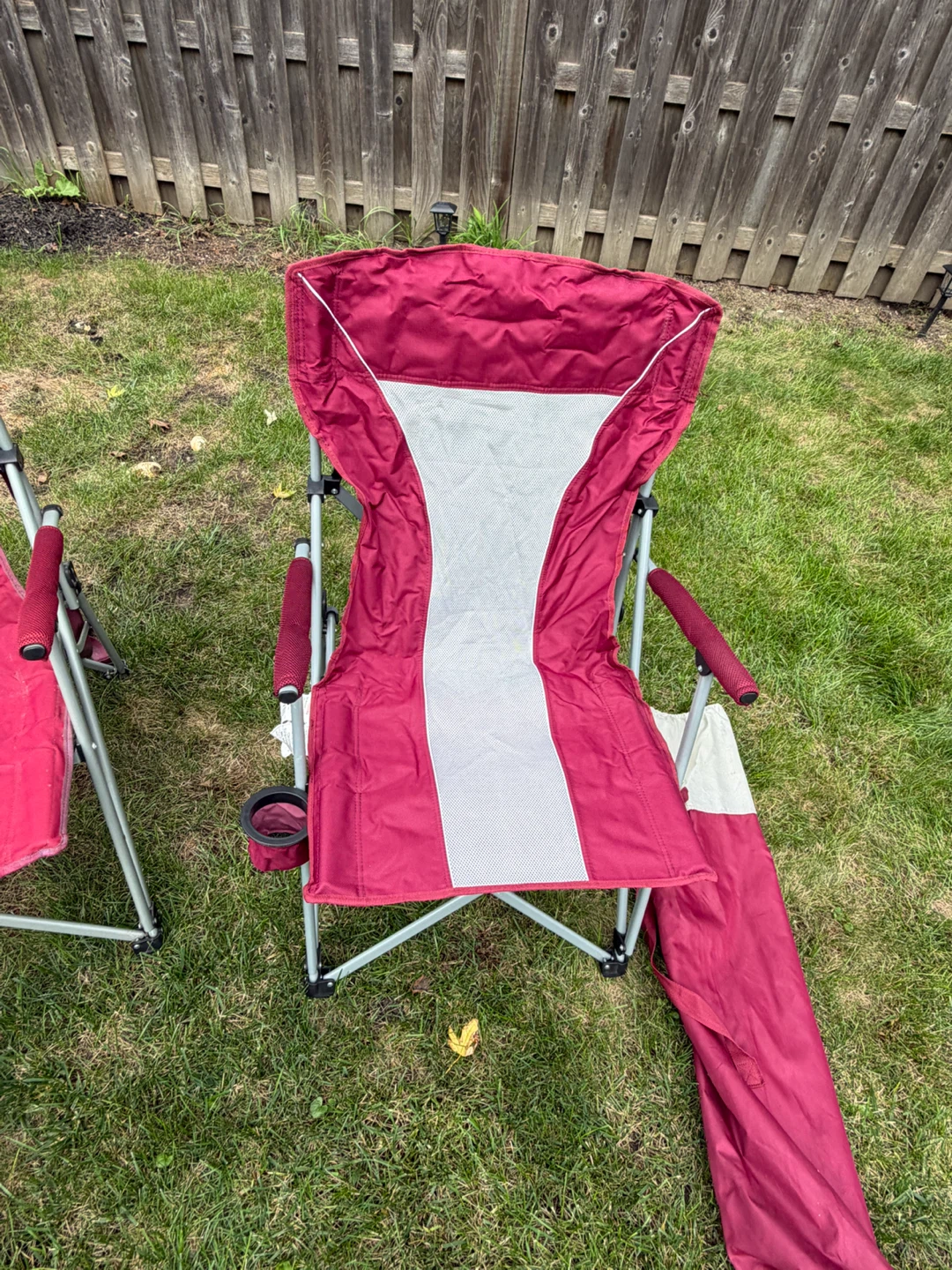 3 Member’s Mark Folding Camping Chairs 325 lb Capacity - photo 4