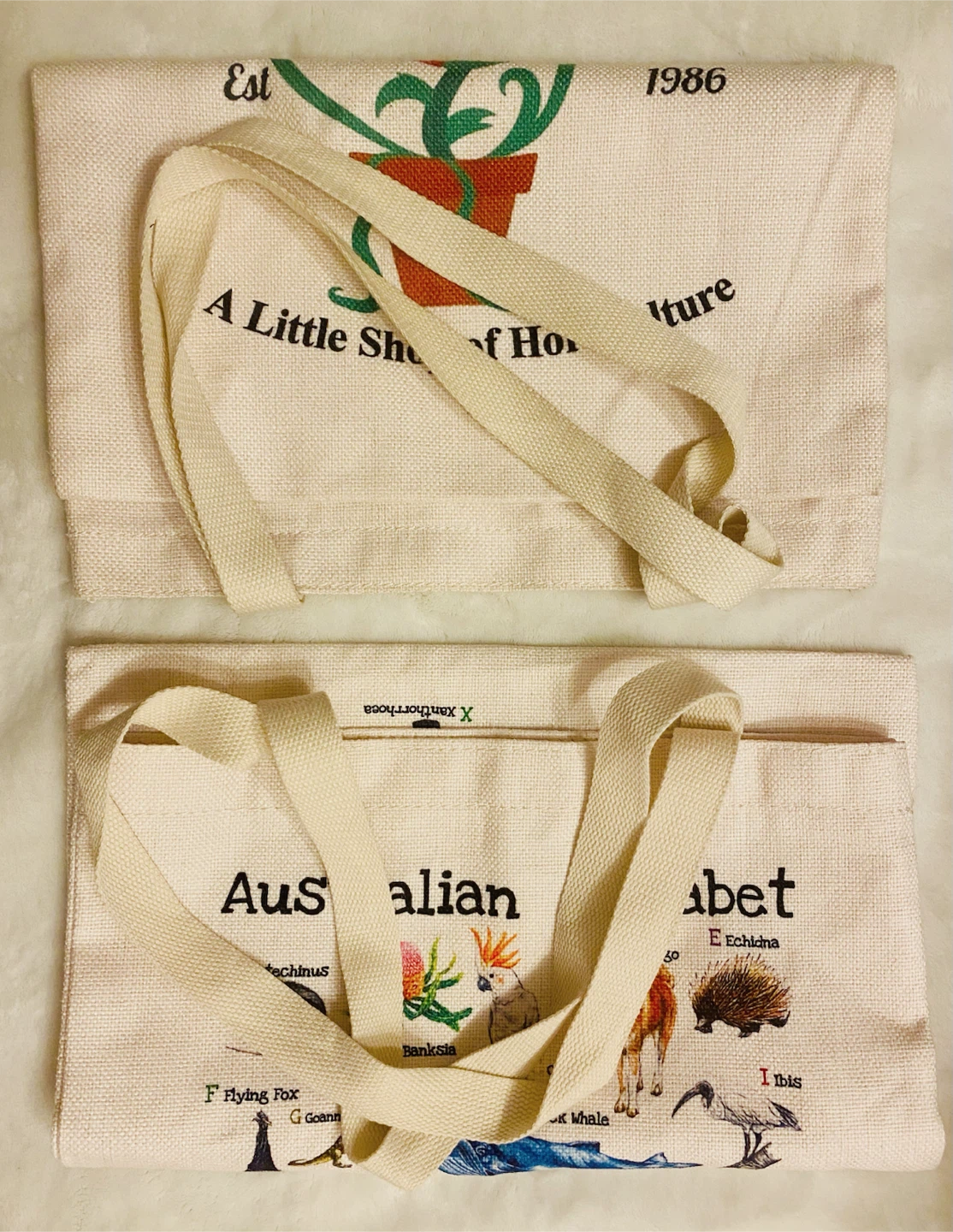 Set of two canvas tote bags - photo 3