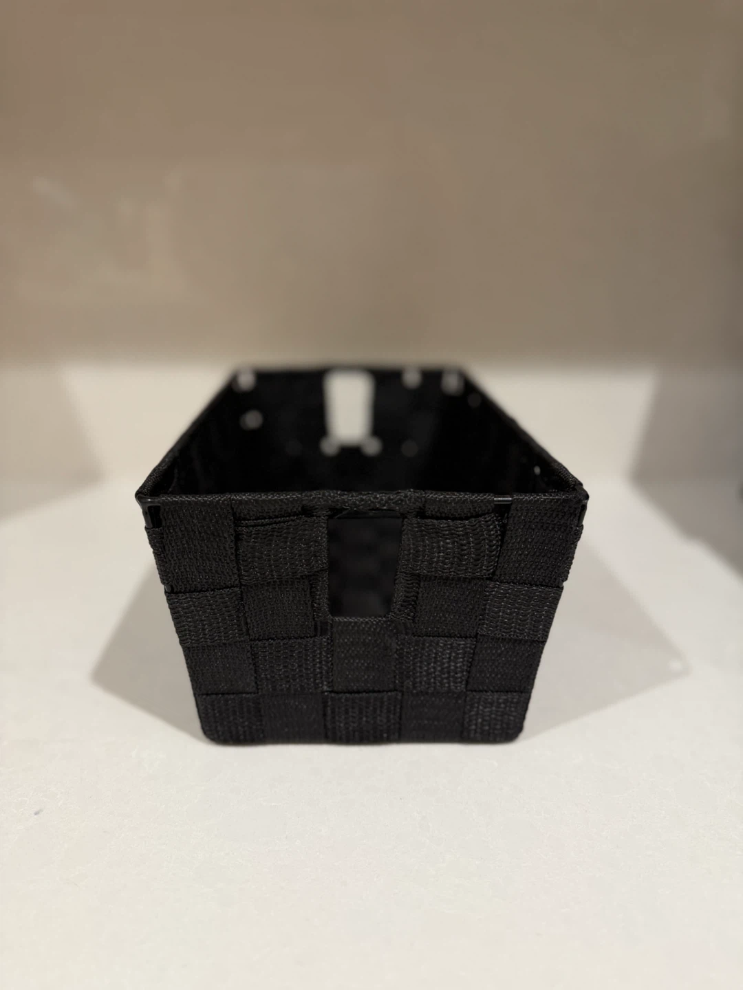 Woven Black Storage Baskets