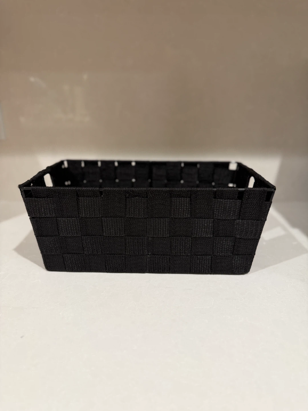 Woven Black Storage Baskets - photo 2