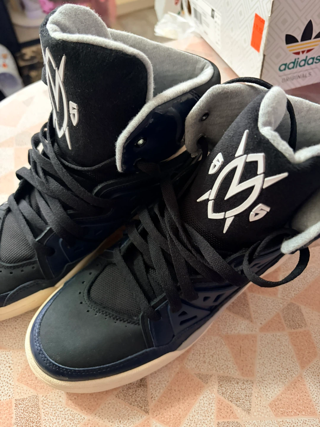 Adidas Originals Mutombo 55 High-Top Sneakers
