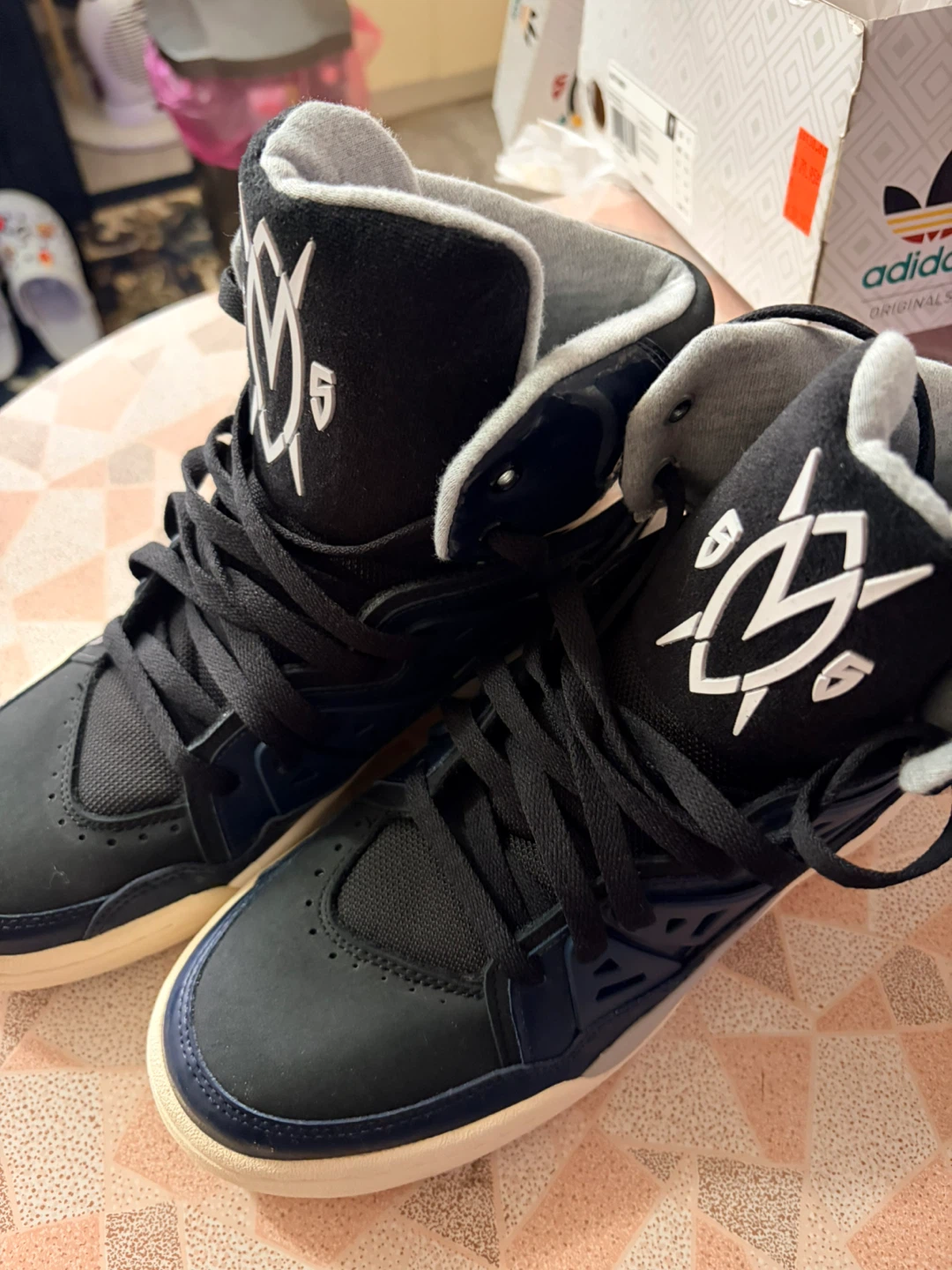 Adidas Originals Mutombo 55 High-Top Sneakers - photo 2