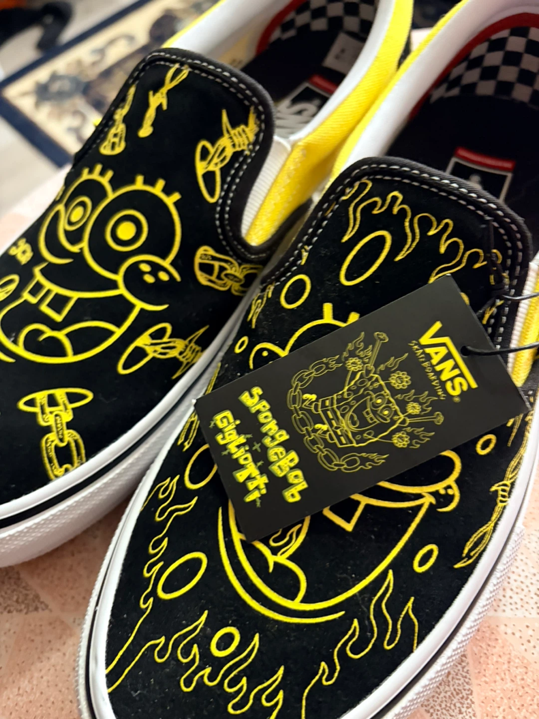 Vans Spongebob Gigliotti Skate Slip-On Shoes - Men's 10 - photo 4