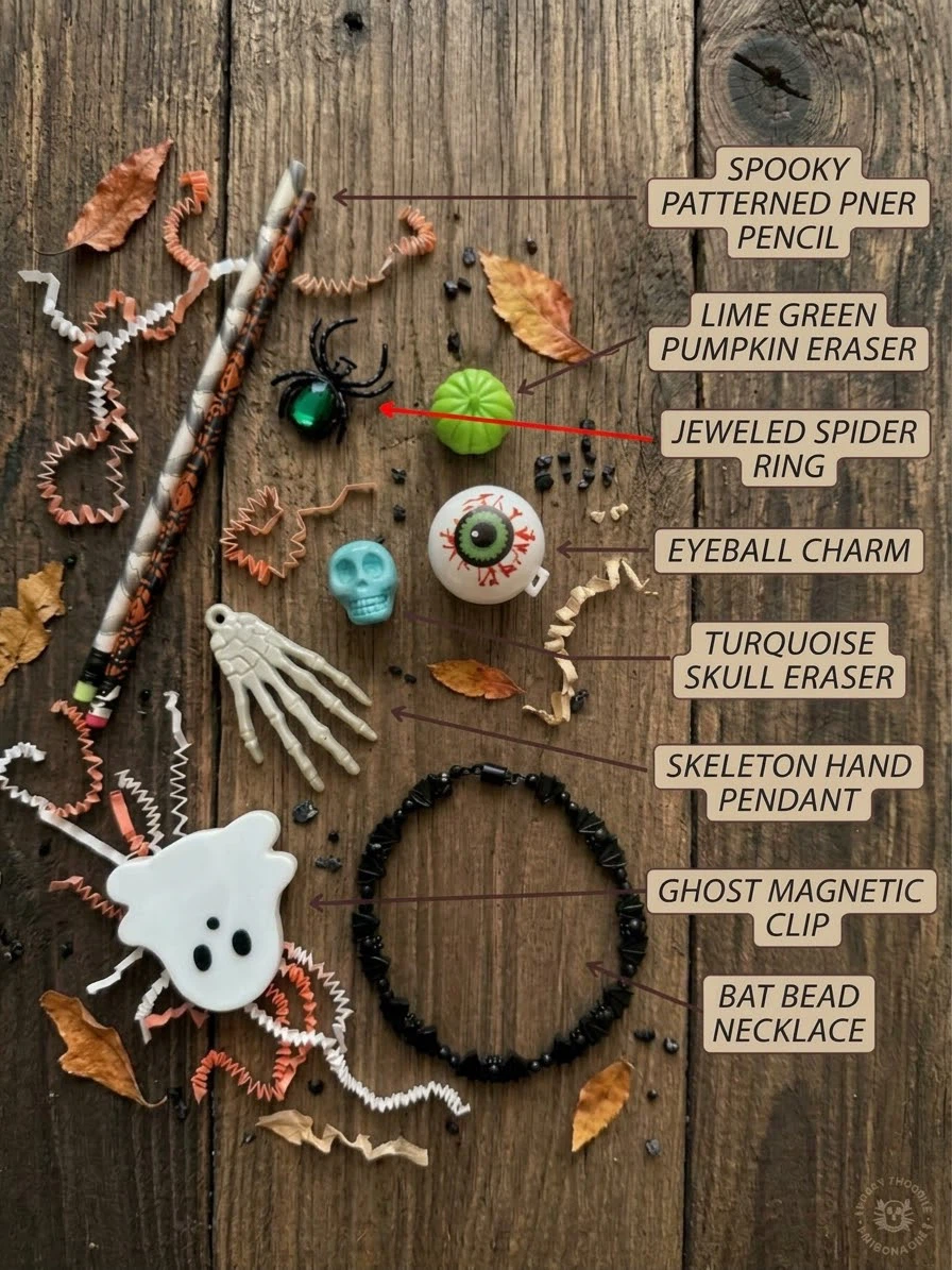 Set of 5 Halloween Party Favour Treat Bags - photo 2