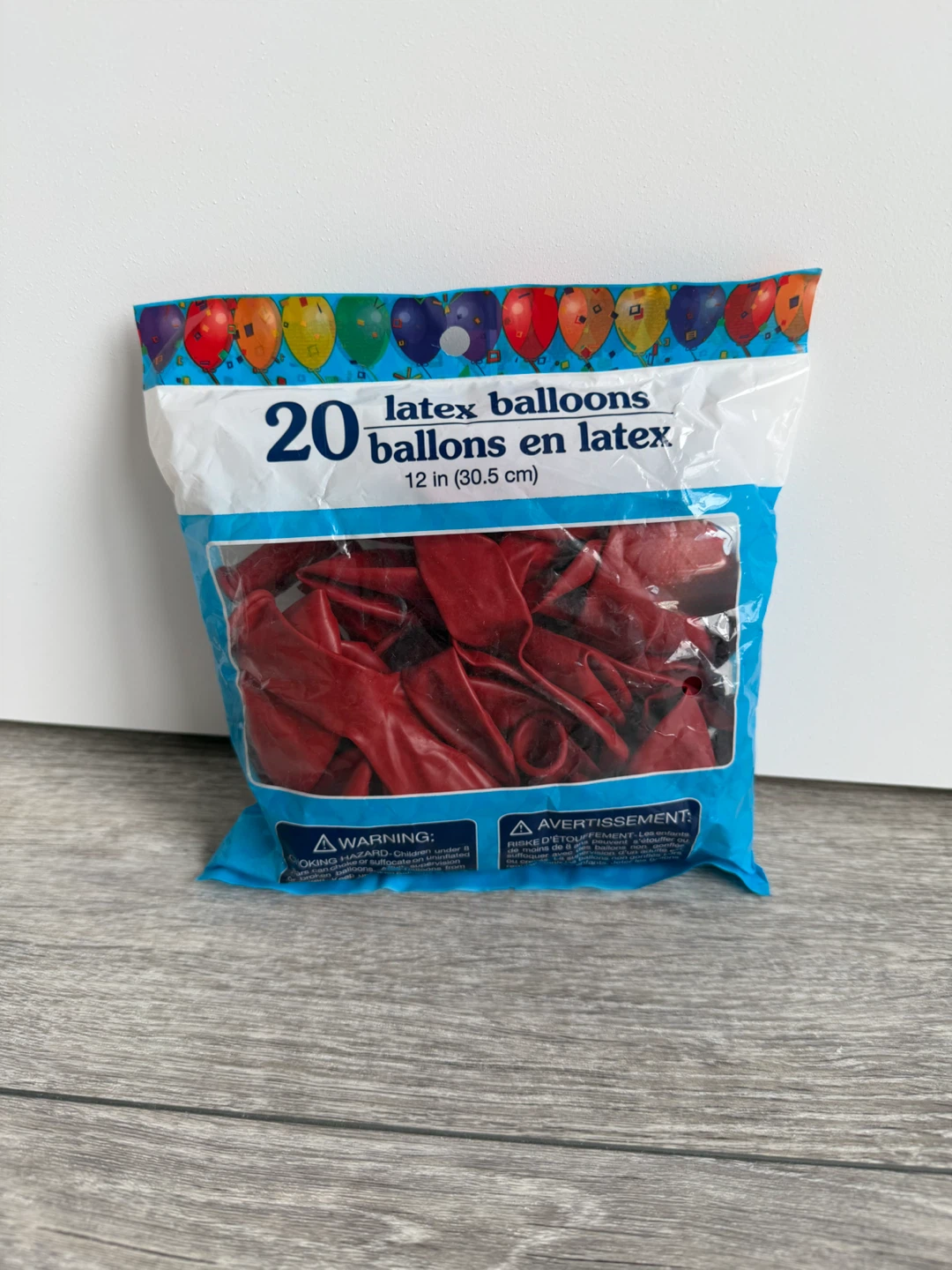 20 Red Latex Balloons