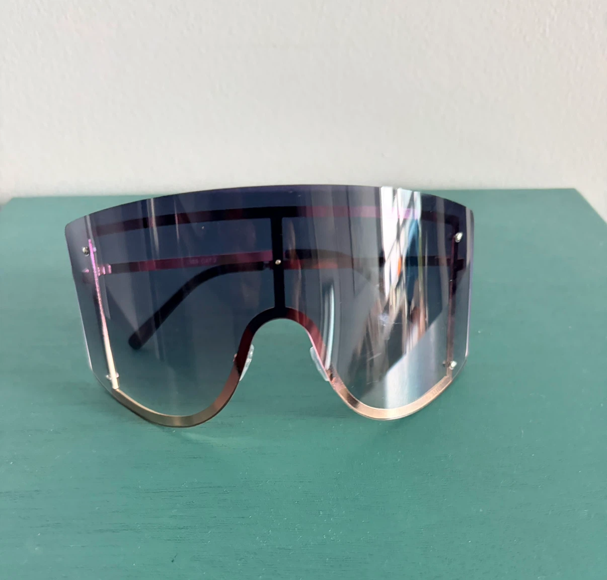 Oversized Shield Sunglasses - photo 2