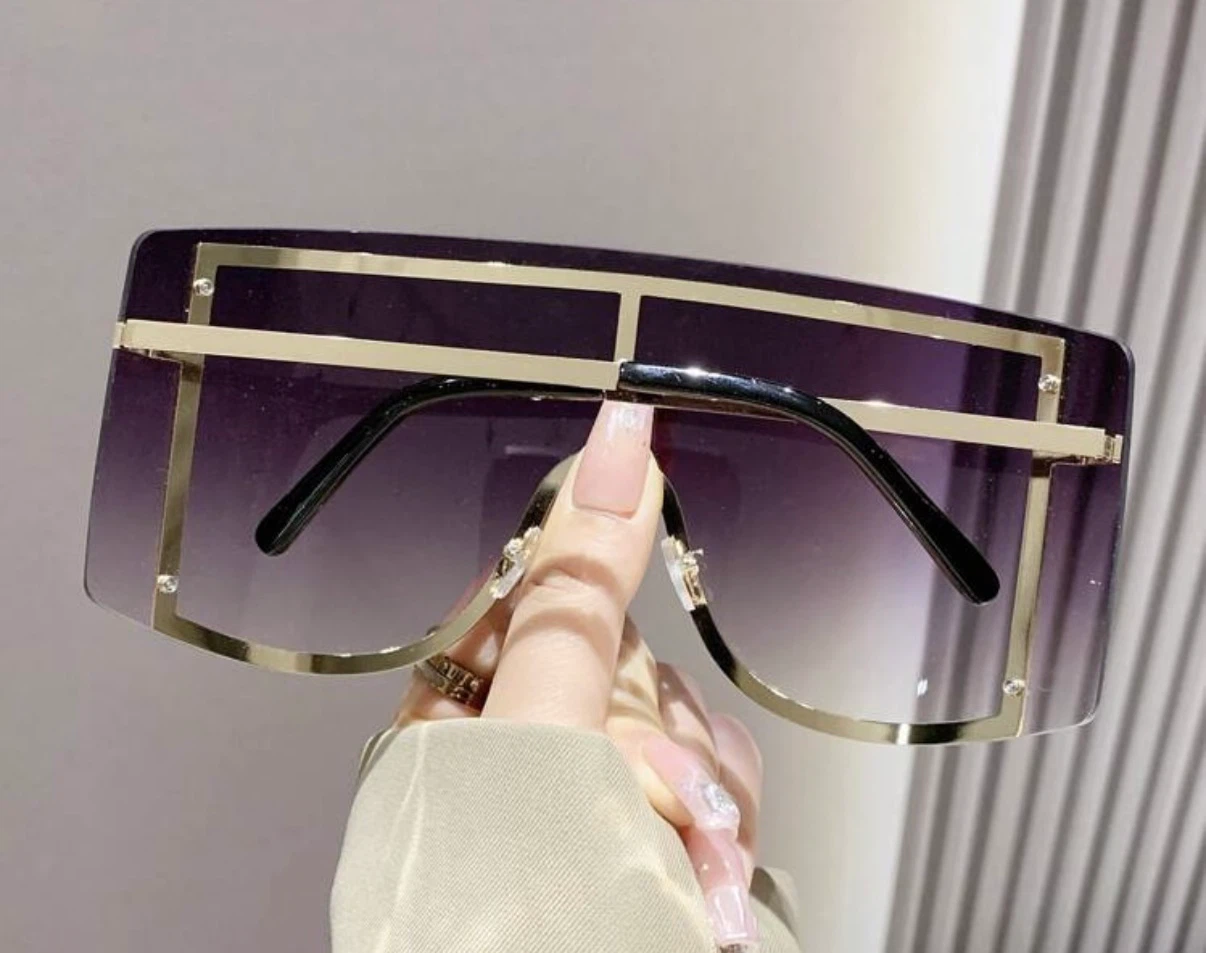 Oversized Shield Sunglasses - photo 5