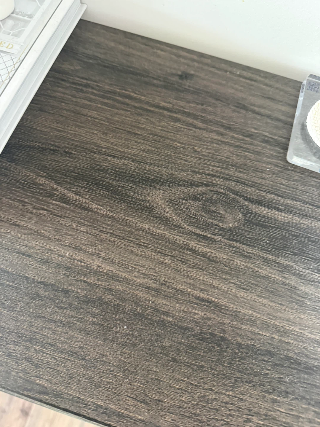 Dark Wood Console Table - photo 2