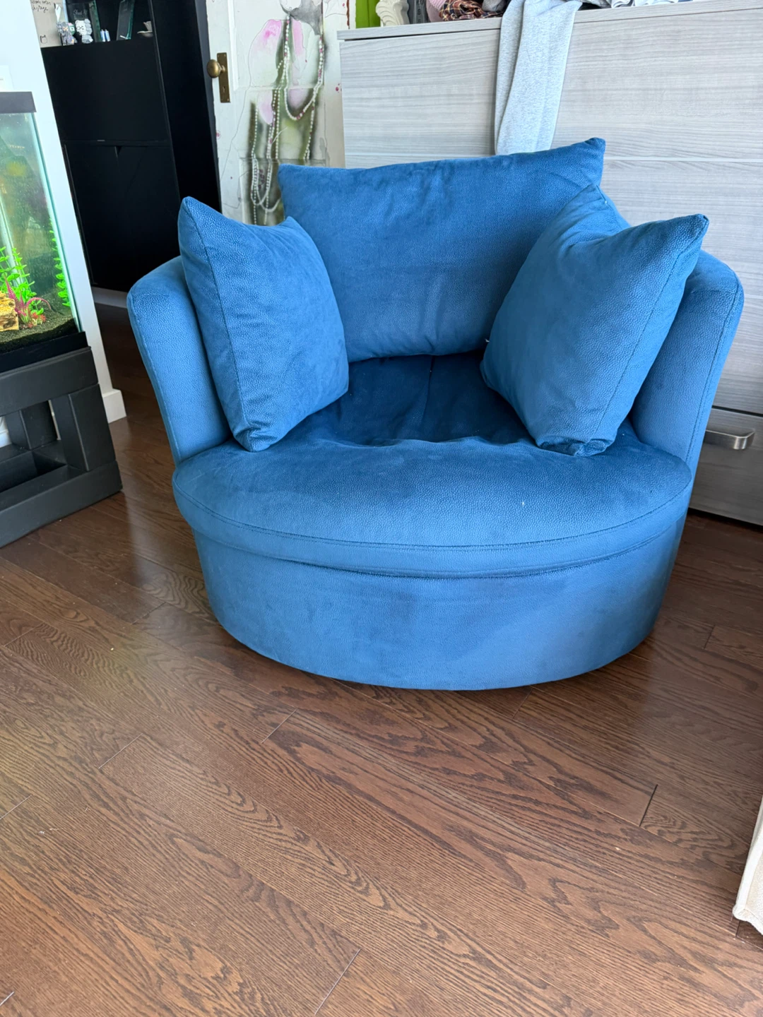 Blue  Cuddle Chair