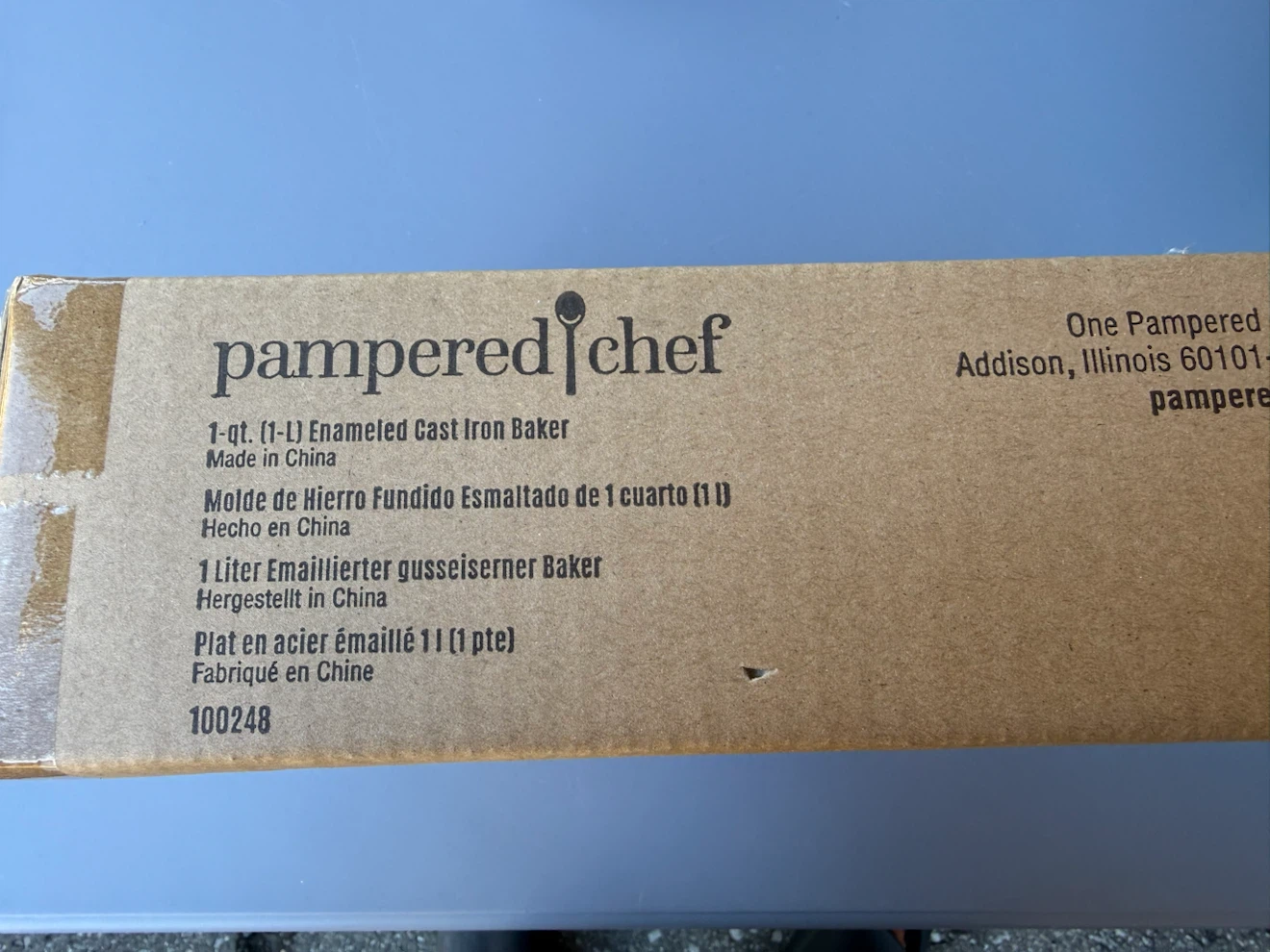 Pampered Chef 1-qt Enameled Cast Iron Baker - photo 2