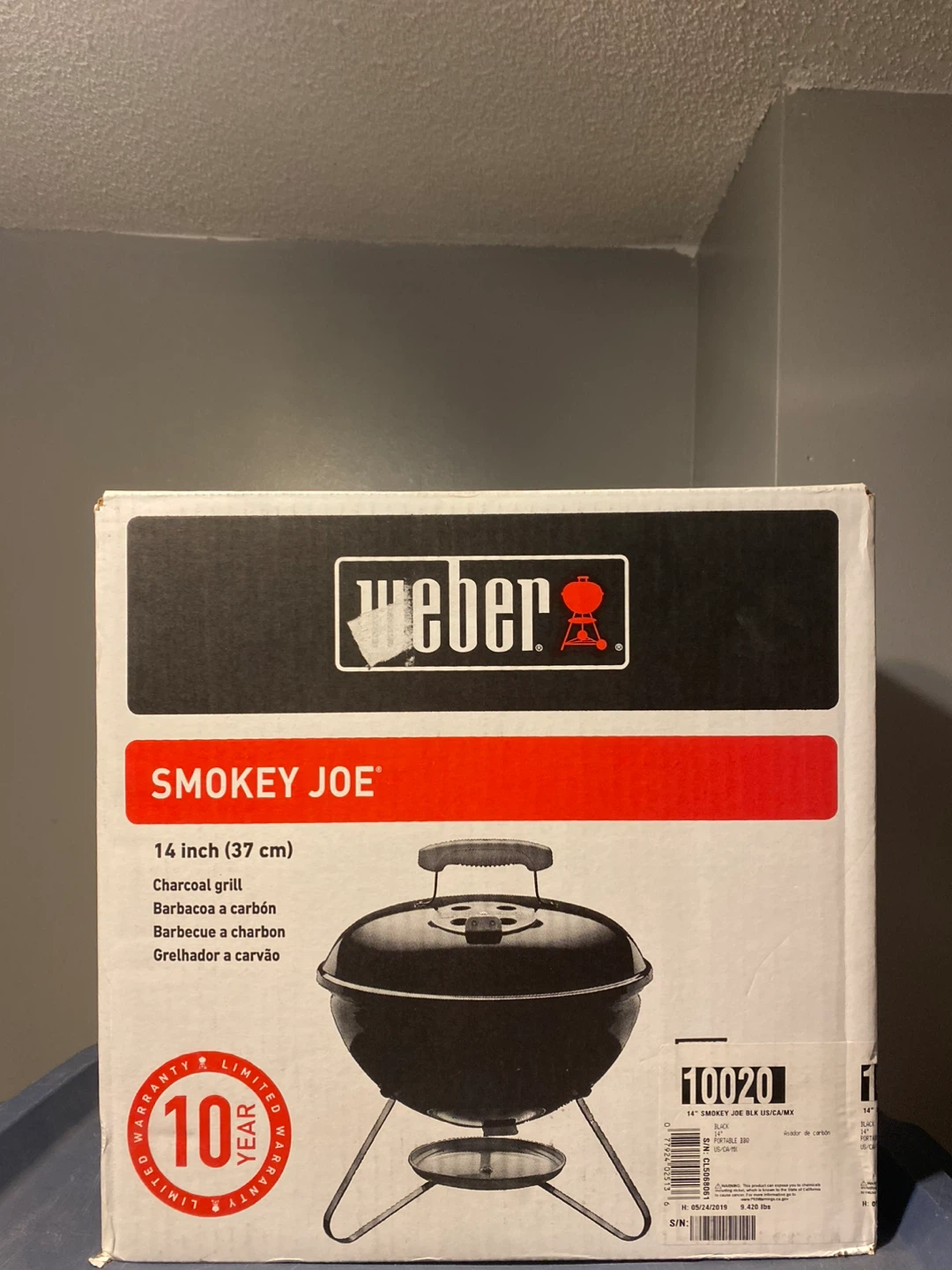 Weber Smokey Joe 14-Inch Charcoal Grill
