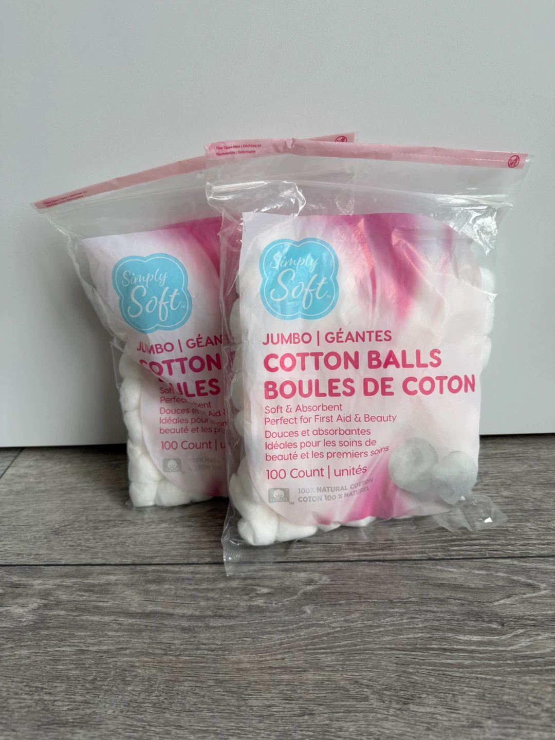 2 Packs Simply Soft Jumbo Cotton Balls - photo 2