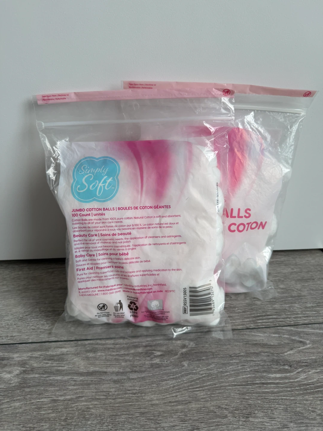 2 Packs Simply Soft Jumbo Cotton Balls - photo 3