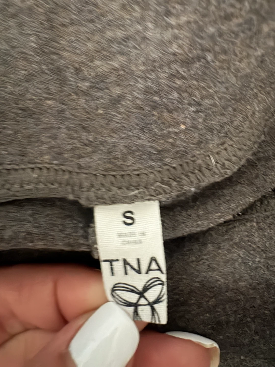TNA Charcoal Grey Capris Size Small - photo 3