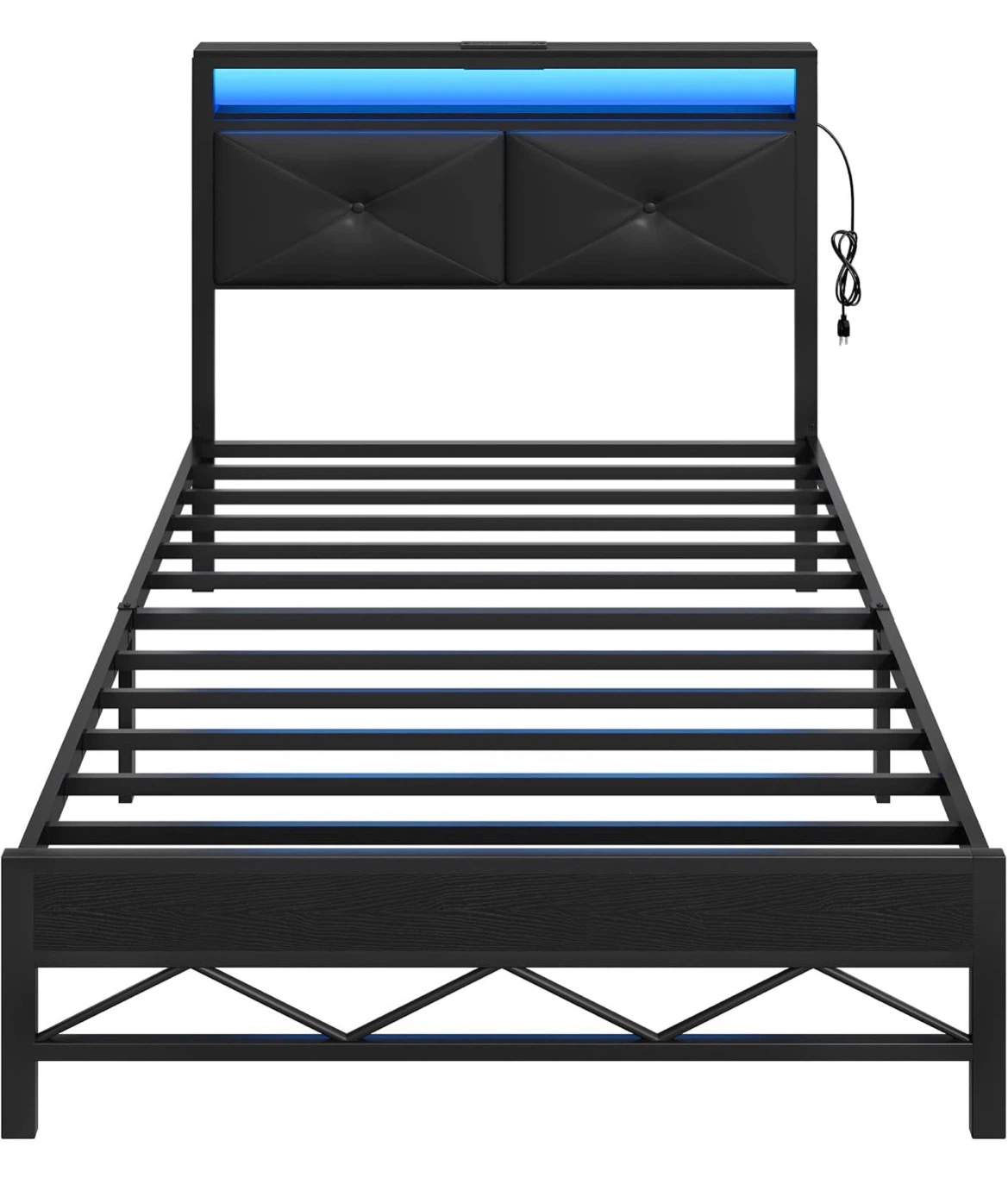 NEW: Twin size Bed Frame with Headboard - photo 2