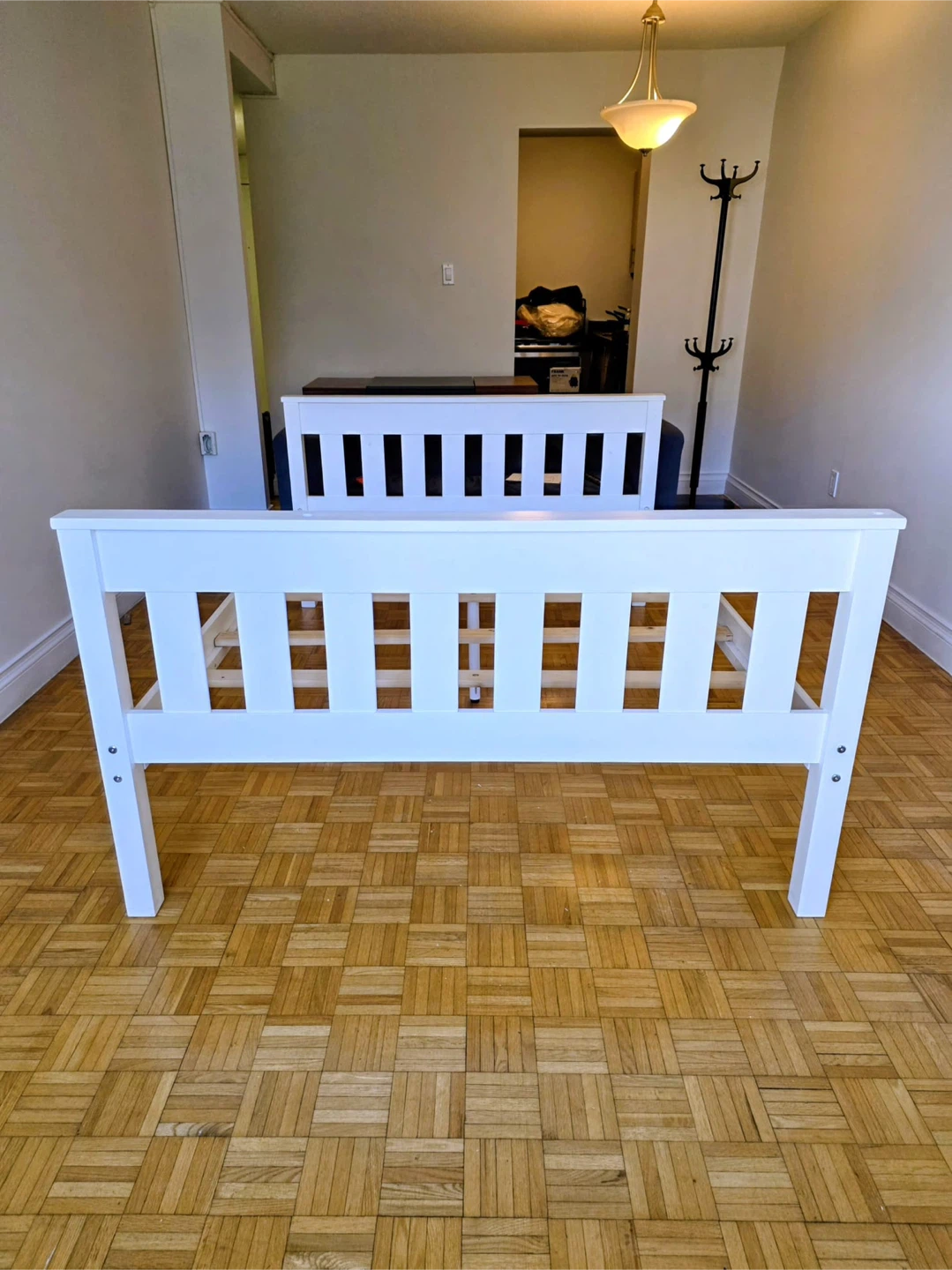 White Double Bed Frame - photo 2