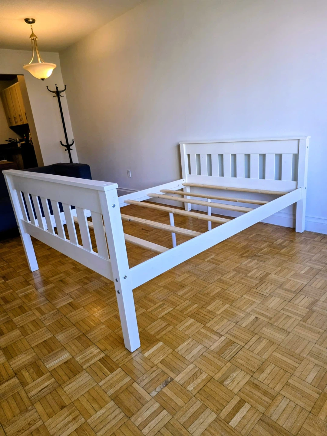 White Double Bed Frame - photo 3