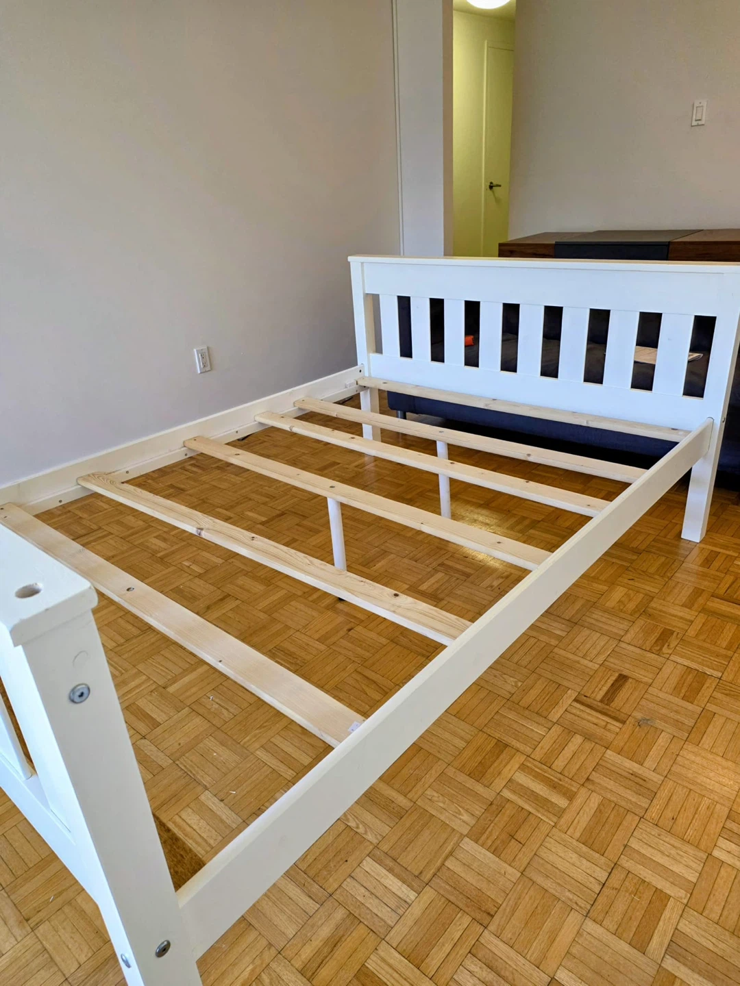 White Double Bed Frame - photo 4