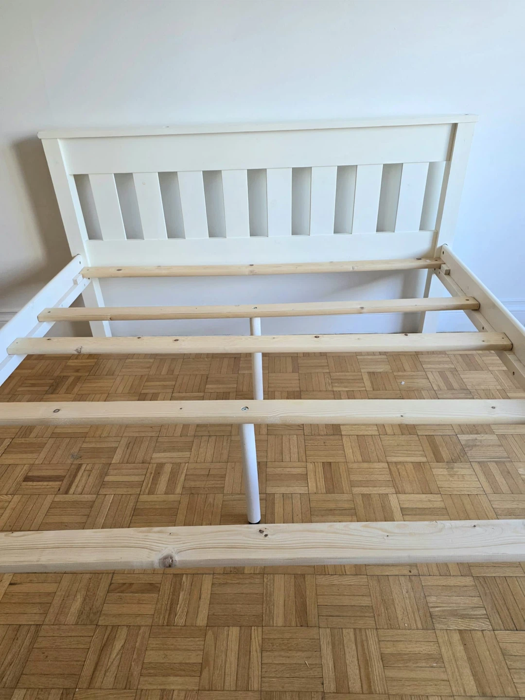 White Double Bed Frame - photo 5