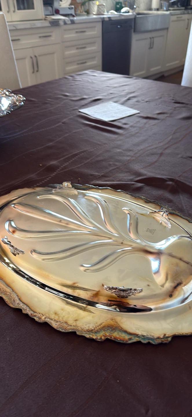 Wm. A. Rogers Silver Plated Serving Tray