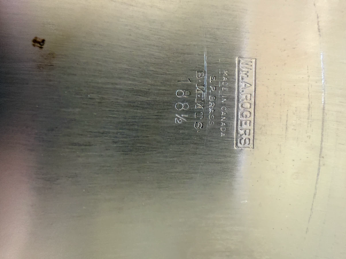 Wm. A. Rogers Silver Plated Serving Tray - photo 2