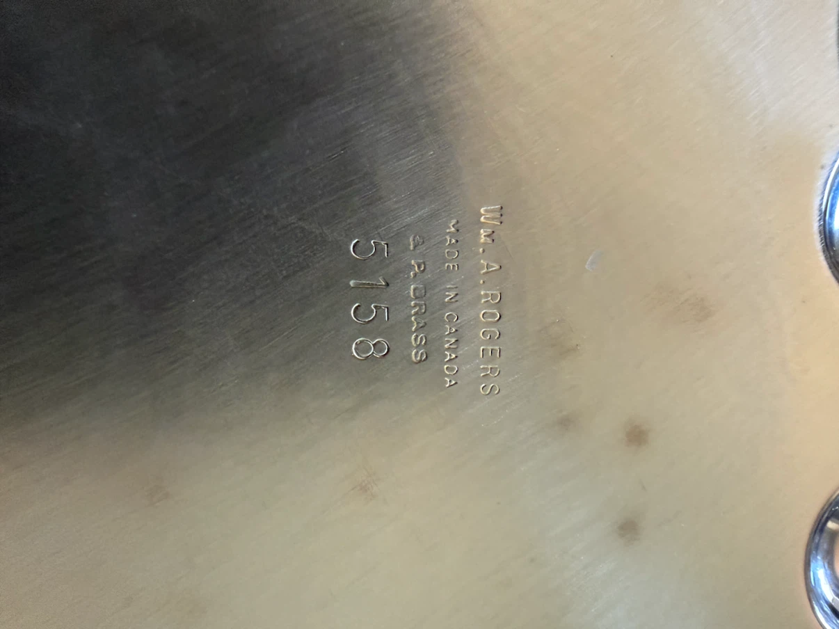 Wm. A. Rogers Silver Plated Serving Tray - photo 2