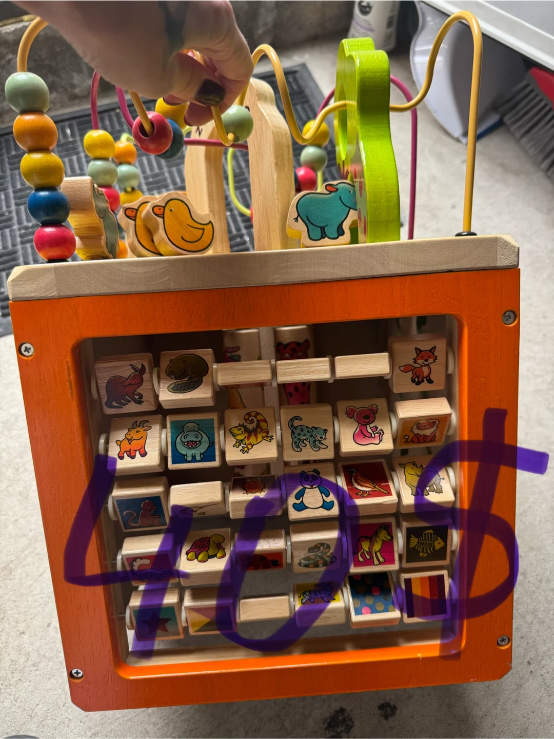 B. Toys Wooden Activity Cube