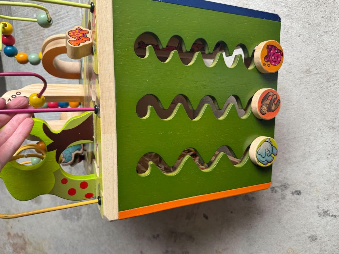 B. Toys Wooden Activity Cube - photo 4
