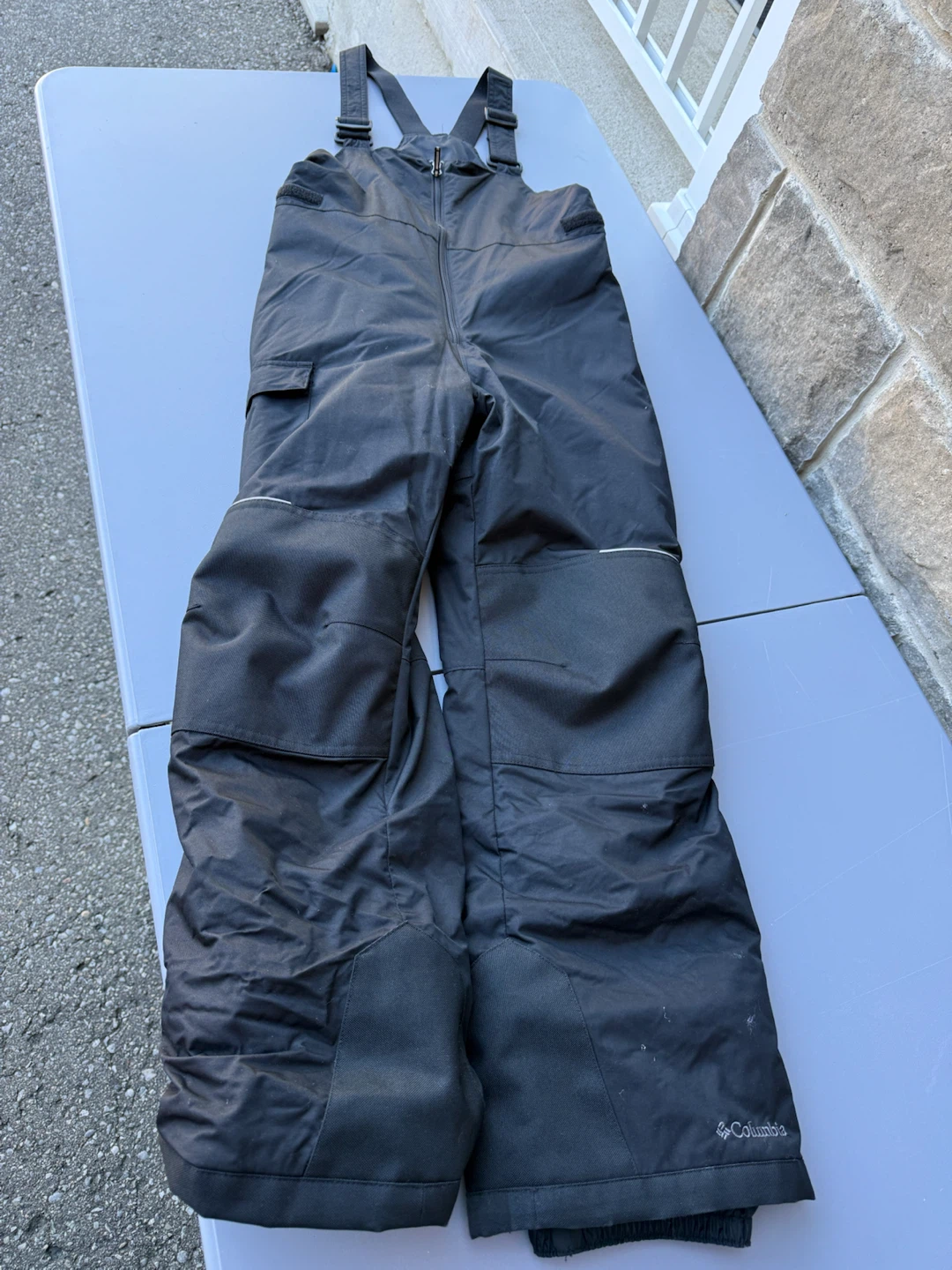Columbia Black Snow Bib Overalls