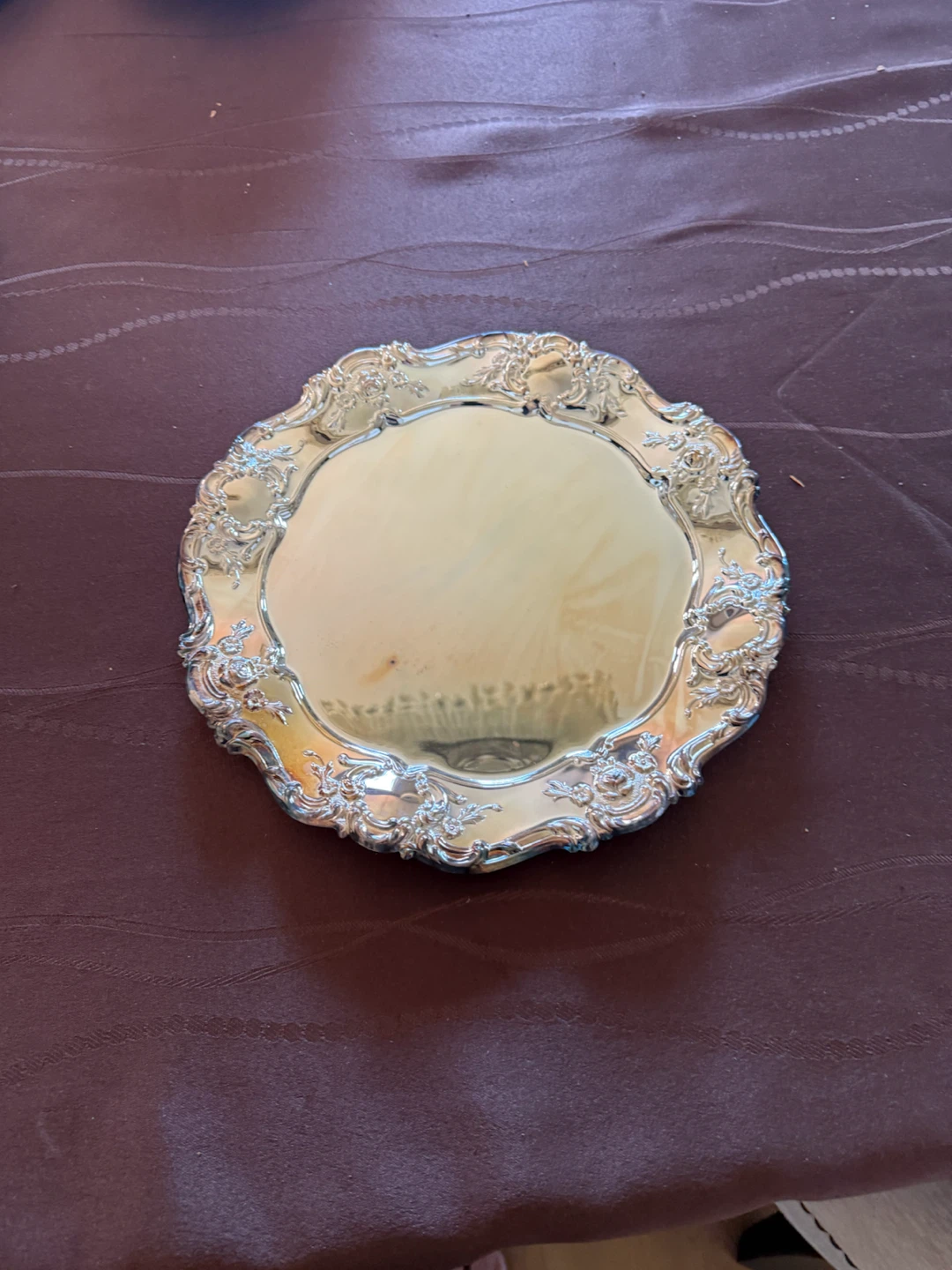WM. A. Rogers Silver Plated Serving Tray