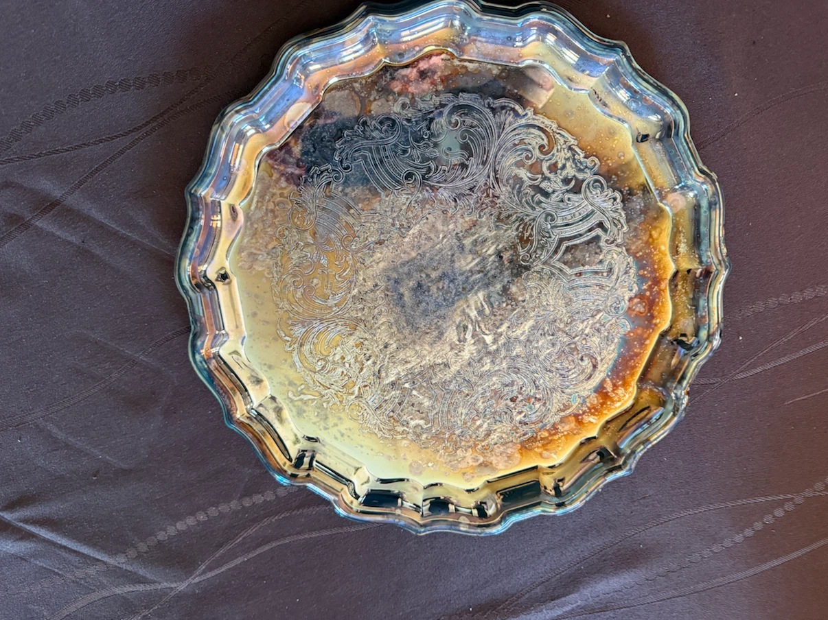 Vintage Birks Brass Serving Tray