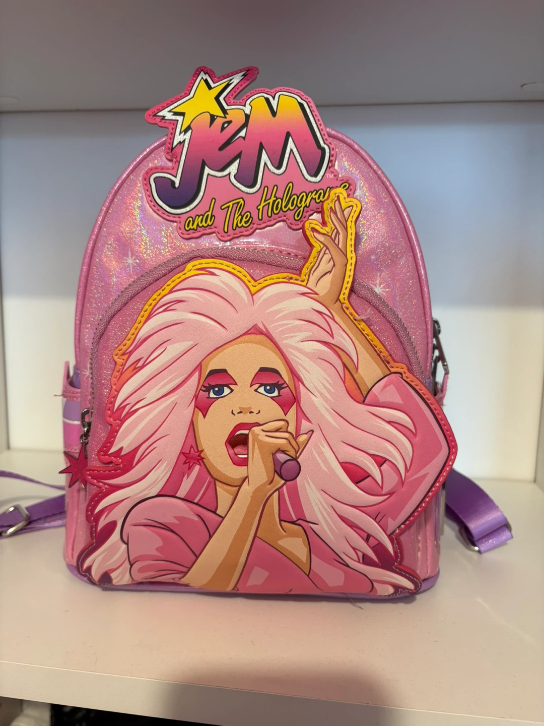 Loungefly Jem and the Holograms Mini Backpack